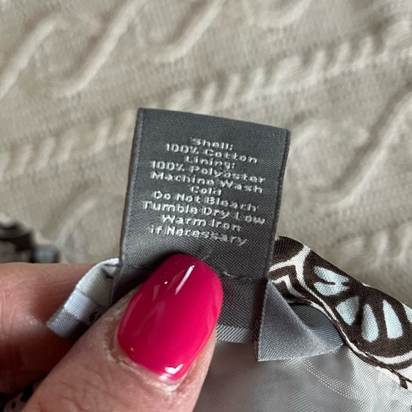 Ann Taylor Brown & White Patterned Elegant Lined Skirt women’s size 4 - Picture 9 of 14